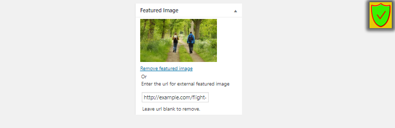 External Url As Post Featured Image (thumbnail) Preview Wordpress Plugin - Rating, Reviews, Demo & Download