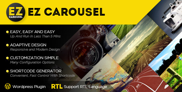 EZ Carousel – Modern Wordpress Carousel Slider Preview - Rating, Reviews, Demo & Download