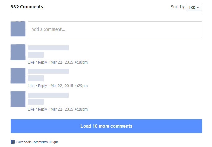 Facebook Comments System Preview Wordpress Plugin - Rating, Reviews, Demo & Download