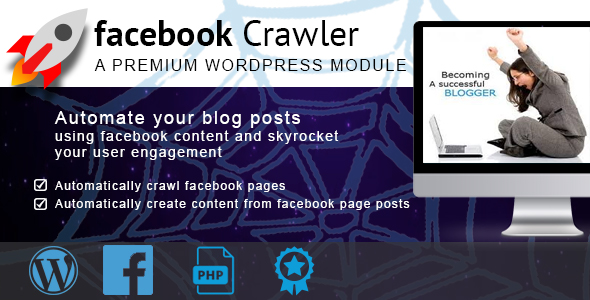Facebook Crawler Plugin for Wordpress Preview - Rating, Reviews, Demo & Download