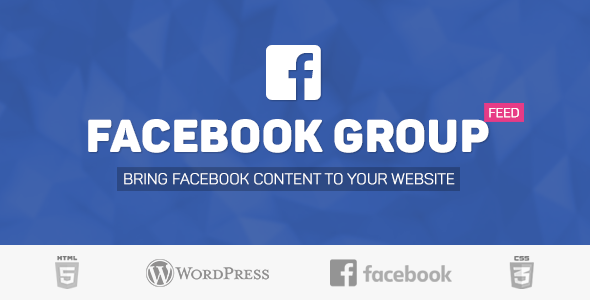 Facebook Group Feed WordPress Plugin Preview - Rating, Reviews, Demo & Download