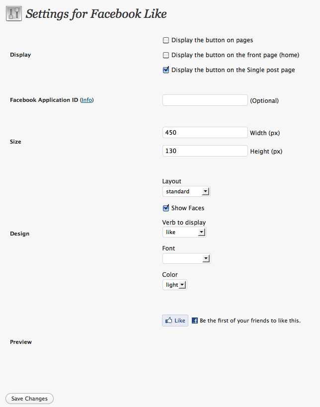 Facebook Like Preview Wordpress Plugin - Rating, Reviews, Demo & Download