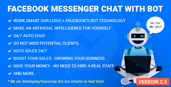 Facebook Messenger Chat With Bot Preview Wordpress Plugin - Rating, Reviews, Demo & Download