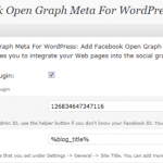 Facebook Open Graph Meta For WordPress