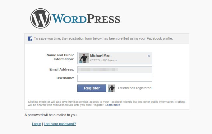 Facebook Registration Tool Preview Wordpress Plugin - Rating, Reviews, Demo & Download
