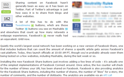 Facebook Share (New) Button Preview Wordpress Plugin - Rating, Reviews, Demo & Download