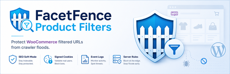 FacetFence Product Filters Preview Wordpress Plugin - Rating, Reviews, Demo & Download
