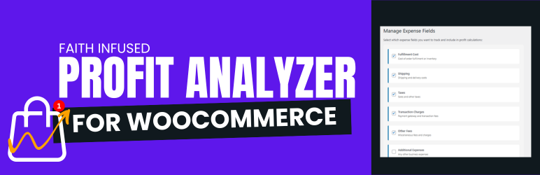 FaithInfused Profit Analyzer For WooCommerce Preview Wordpress Plugin - Rating, Reviews, Demo & Download