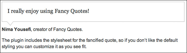 Fancy Quotes Preview Wordpress Plugin - Rating, Reviews, Demo & Download