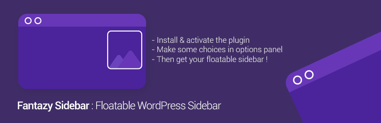Fantazy Sidebar Preview Wordpress Plugin - Rating, Reviews, Demo & Download