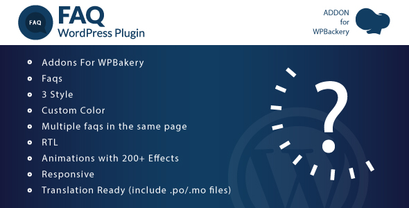 Faq – Addons For WPBakery Page Builder WordPress Plugin Preview - Rating, Reviews, Demo & Download