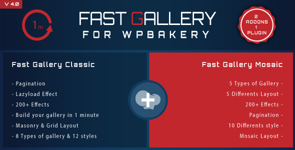 Fast Gallery For WPBakery Wordpress Plugin Preview - Rating, Reviews, Demo & Download