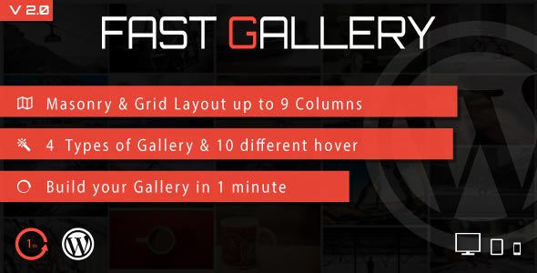Fast Gallery – Premium Wordpress Plugin Preview - Rating, Reviews, Demo & Download