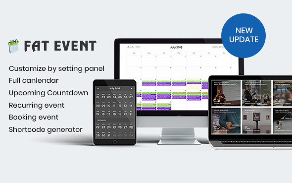 FAT Event – WordPress Event And Calendar Booking Preview - Rating, Reviews, Demo & Download