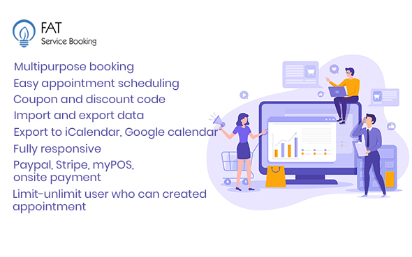 Fat Services Booking – Automated Booking And Online Scheduling Preview Wordpress Plugin - Rating, Reviews, Demo & Download