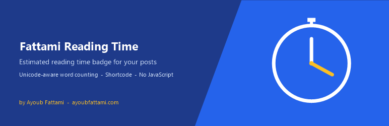 Fattami Reading Time Preview Wordpress Plugin - Rating, Reviews, Demo & Download