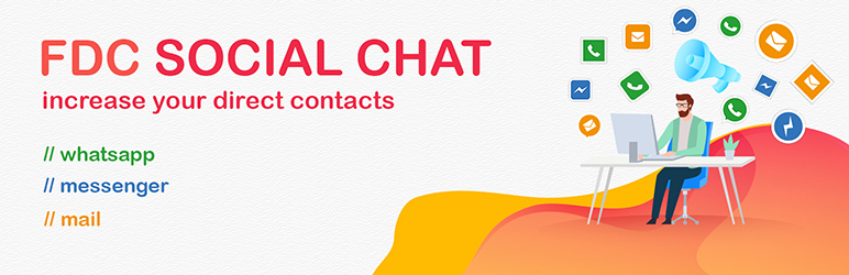 FDC SOCIAL CHAT Plugin for Wordpress Preview - Rating, Reviews, Demo & Download