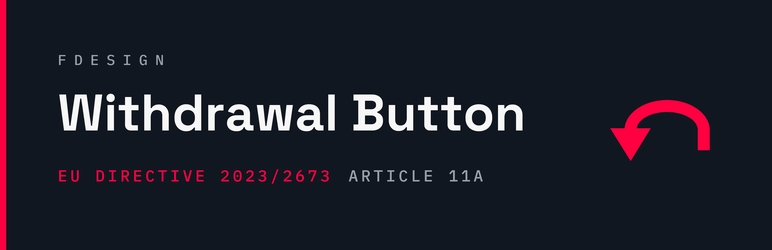 FDesign Withdrawal Button For WooCommerce Preview Wordpress Plugin - Rating, Reviews, Demo & Download