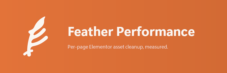 Feather – Elementor Optimizer, Asset Cleanup, Page Speed, Database Tools Preview Wordpress Plugin - Rating, Reviews, Demo & Download