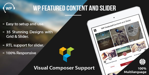 Featured Content And Slider – WordPress Plugin Preview - Rating, Reviews, Demo & Download