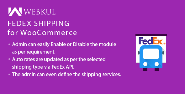 FedEx Shipping For WooCommerce Preview Wordpress Plugin - Rating, Reviews, Demo & Download