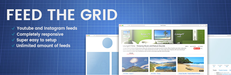 Feed The Grid Preview Wordpress Plugin - Rating, Reviews, Demo & Download