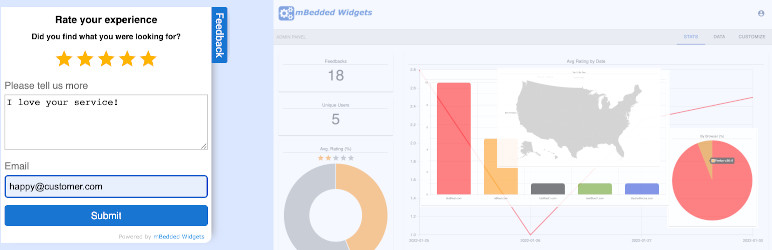 Feedback Widget By MBedded Widgets Preview Wordpress Plugin - Rating, Reviews, Demo & Download