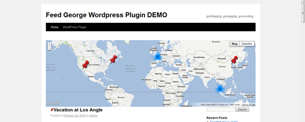 Feedgeorge Wordpress Plugin Preview - Rating, Reviews, Demo & Download