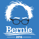 Feel The Bern Badge For Bernie Sanders