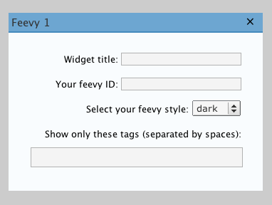 Feevy Widget Preview Wordpress Plugin - Rating, Reviews, Demo & Download