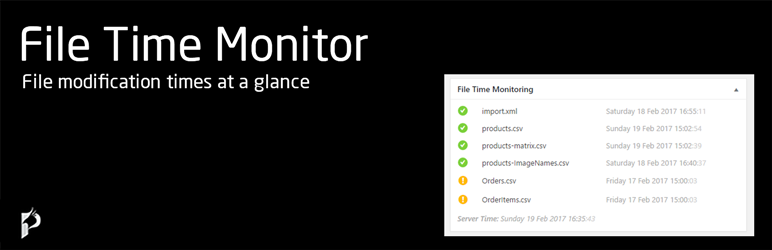 File Time Monitor Preview Wordpress Plugin - Rating, Reviews, Demo & Download