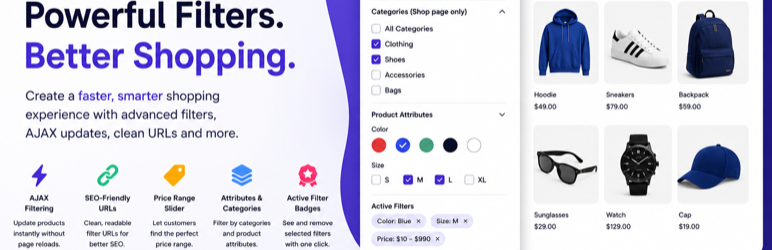Filterive For WooCommerce Preview Wordpress Plugin - Rating, Reviews, Demo & Download