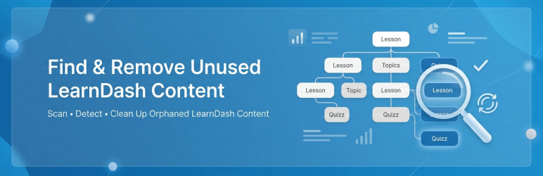 Find & Remove Unused LearnDash Content Preview Wordpress Plugin - Rating, Reviews, Demo & Download