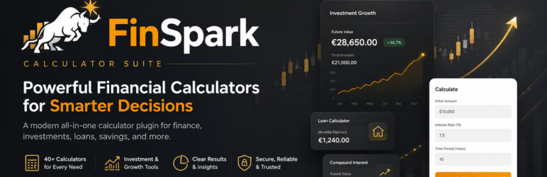 FinSpark: Calculator Suite Preview Wordpress Plugin - Rating, Reviews, Demo & Download