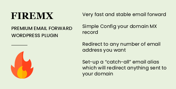 FireMX Premium Email Forward Services Preview Wordpress Plugin - Rating, Reviews, Demo & Download