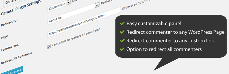 First Comment Redirect Preview Wordpress Plugin - Rating, Reviews, Demo & Download
