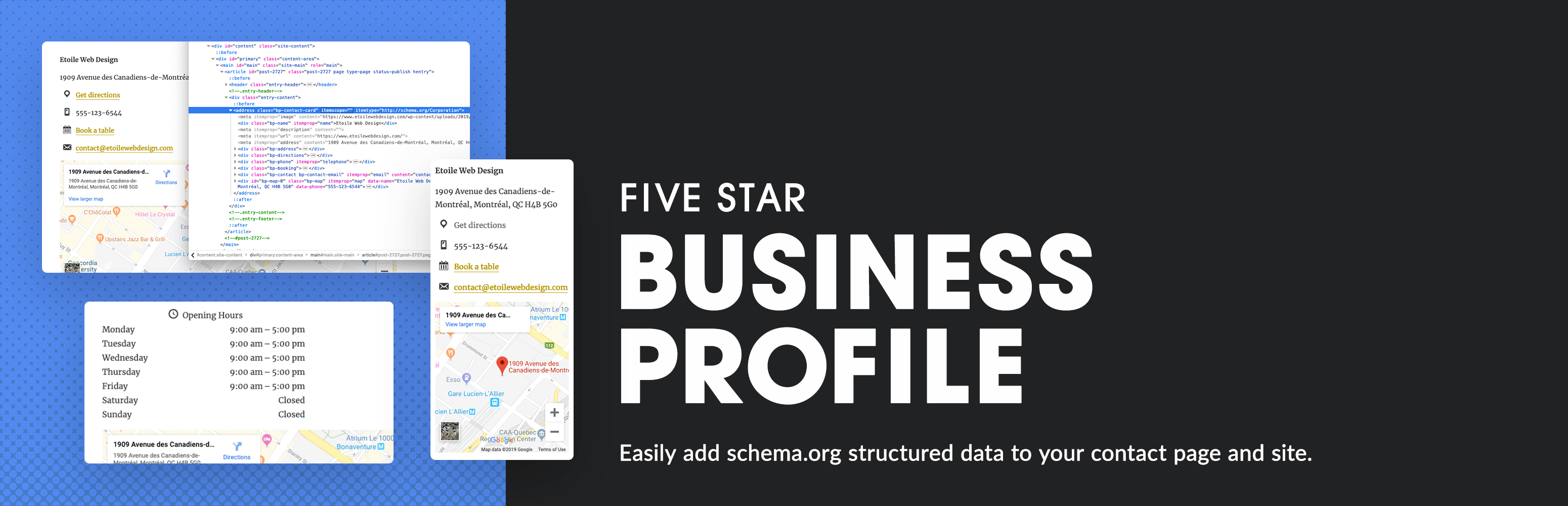Five Star Business Profile And Schema Preview Wordpress Plugin - Rating, Reviews, Demo & Download