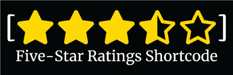 Five-Star Ratings Shortcode Preview Wordpress Plugin - Rating, Reviews, Demo & Download