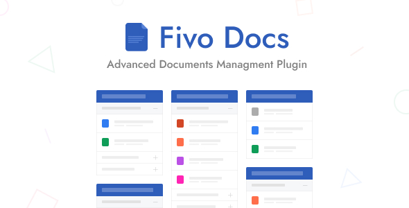 Fivo Docs – WordPress Documents And Attachments Manager Preview - Rating, Reviews, Demo & Download