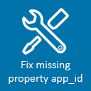 Fix Missing Property App_id