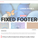 Fixed Footer