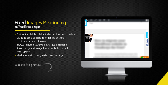 Fixed Images Positioning – WordPress Plugin Preview - Rating, Reviews, Demo & Download