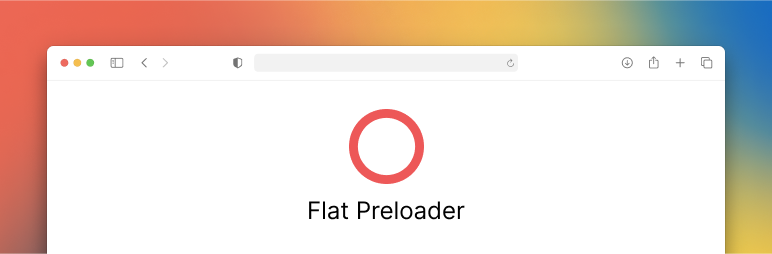 Flat Preloader Preview Wordpress Plugin - Rating, Reviews, Demo & Download
