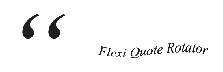 Flexi Quote Rotator Preview Wordpress Plugin - Rating, Reviews, Demo & Download