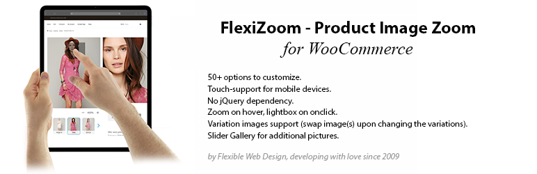 FlexiZoom – Product Image Zoom For WooCommercee Preview Wordpress Plugin - Rating, Reviews, Demo & Download