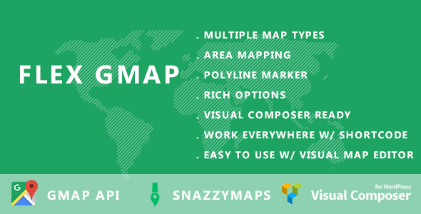 FlexMap – Google Map Plugin For Wordpress Preview - Rating, Reviews, Demo & Download