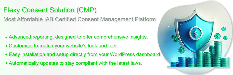 Flexy Consent – Cookie Consent Management (GDPR, CCPA) Preview Wordpress Plugin - Rating, Reviews, Demo & Download