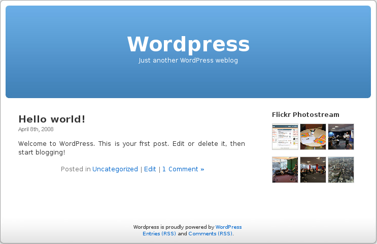 Flickr Thumbnails Photostream Preview Wordpress Plugin - Rating, Reviews, Demo & Download