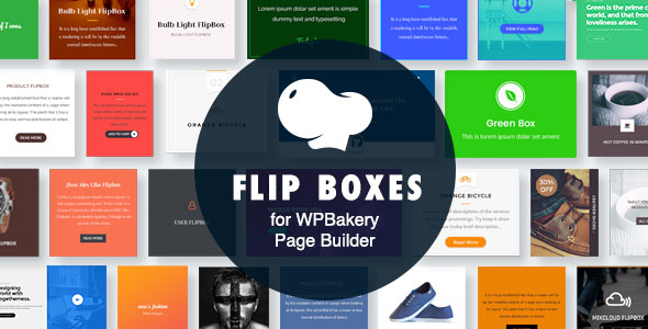 Flip Boxes For WPBakery Page Builder Preview Wordpress Plugin - Rating, Reviews, Demo & Download