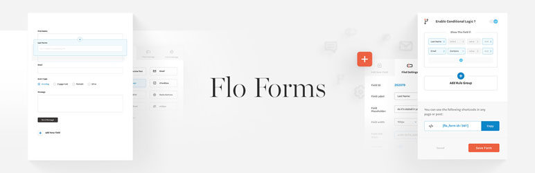 Flo Forms – Easy Drag & Drop Form Builder Preview Wordpress Plugin - Rating, Reviews, Demo & Download